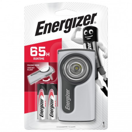 Boitier Compact LED Metal 2AA Energizer - 2 piles AA incluses - 632265 639828