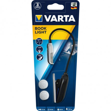 Torche Varta Booklight LED - 16618 101 421 - 2xCR2032 incl