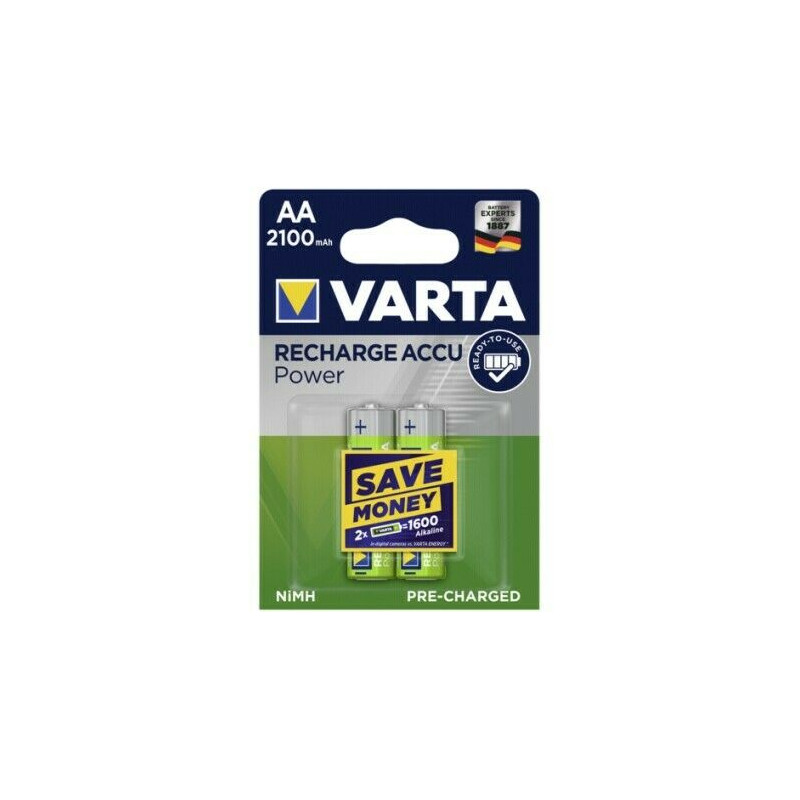 HR6 - Accu Varta AA 2100mAh READY 2 USE- blister de 2 - 56706 101 402