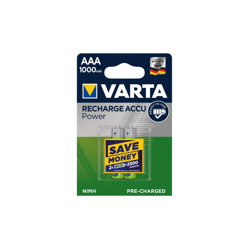 HR3 - Accu Varta Ni-Mh - 5703 301 402 - Blister de 2