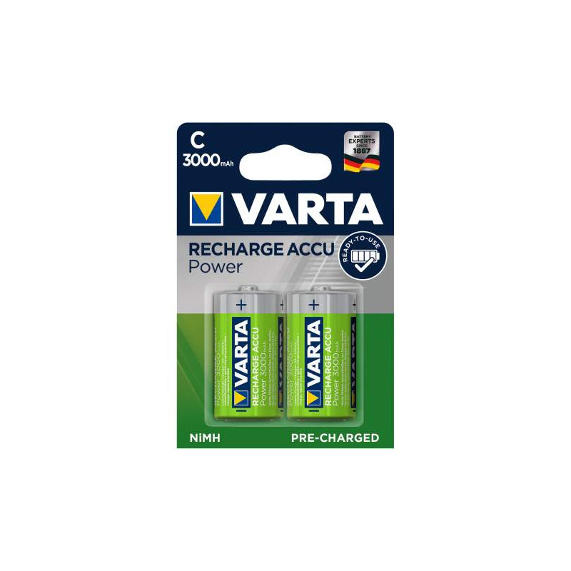 HR14 - Accu Varta R14 3000mAh - 56714 101 402 - blister de 2