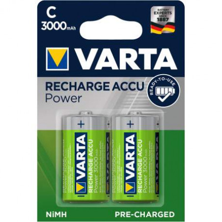 HR14 - Accu Varta R14 3000mAh - 56714 101 402 - blister de 2