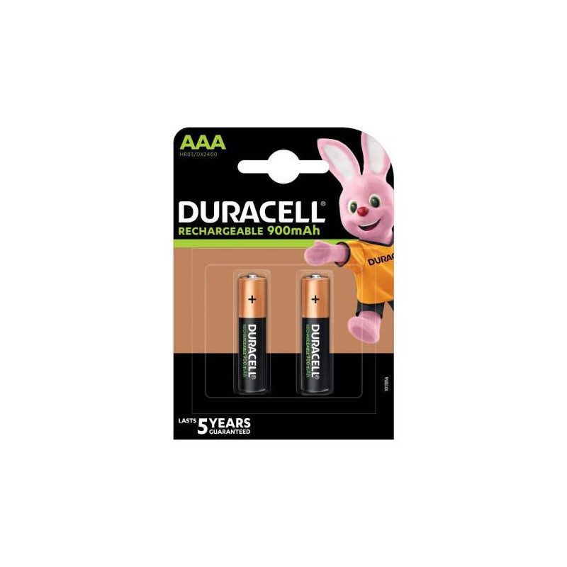 HR3 - Duracell PRECHARGED Accu Ni-Mh - 900 mAh - Blister de 2