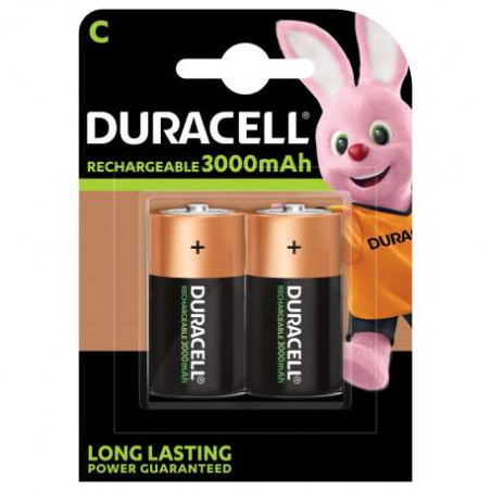 HR14 - Accu Duracell  Ni-Mh - Standard 2200mAh - Blister de 2