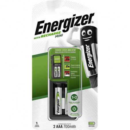 Chargeur Mini Energizer 2xAAA inclus 700mah - blister unitaire