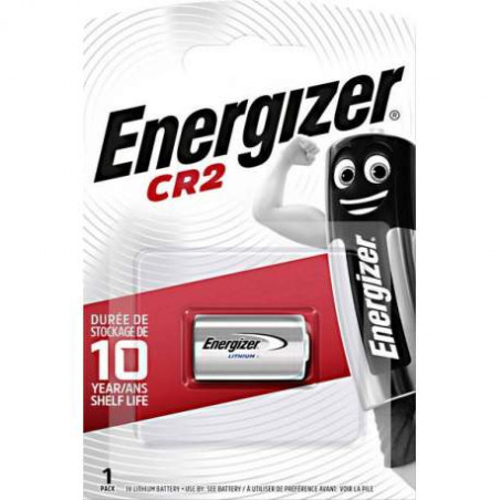 Pile Lithium Photo CR2 - 3V - Energizer Blister de 1