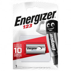 Pile photo CR123 Energizer...