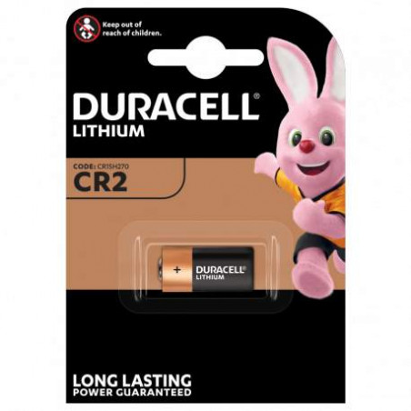 Pile Lithium Photo CR2 - 3V - Duracell M3  Blister de 1