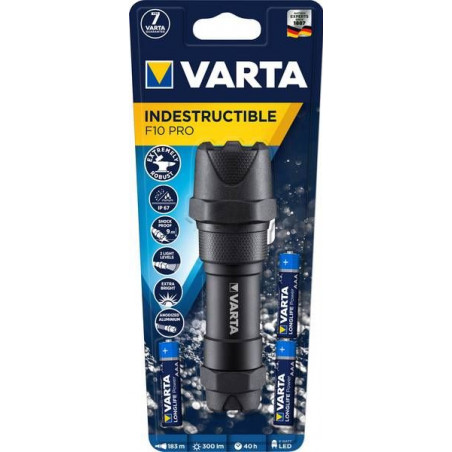 orche Varta Indestructible F10 PRO Led Light 6 Watt LED 300Lm -  3xAAA incl. 18710 101 421