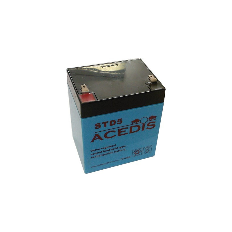 Batterie plomb 12V 5Ah  (L90xl70xH101) - STD5
