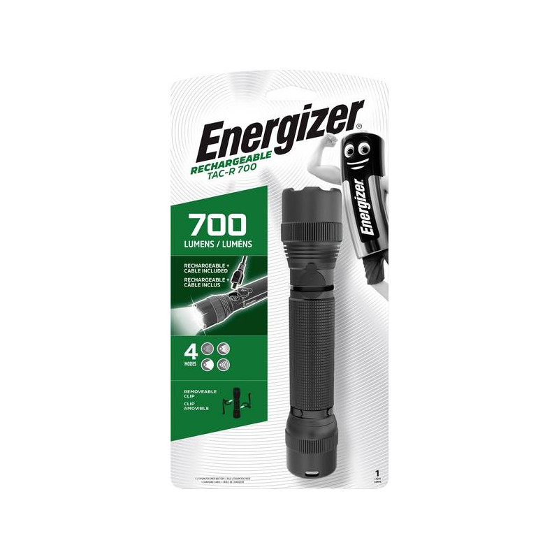 Torche Rechargeable Energizer Tactical - 700Lm - LTENER430271