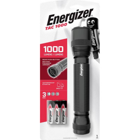 Torche Energizer Tactical 6xAA inclu - 1000Lm - LTENER430288
