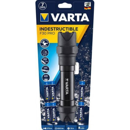 Torche Varta Indestructible LEd F30 PRO - 6xLR06 incl. 18714 101 421