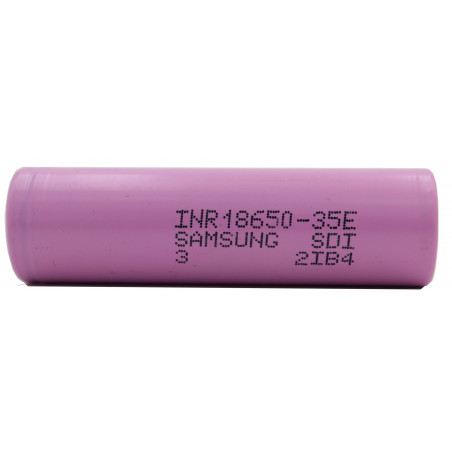 Accu lithium Ion 18650 non protege 3.7V 3500 mah - FT - 65mmx18mm - LG