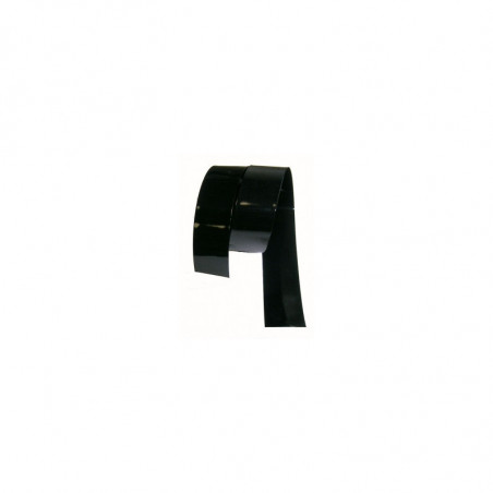 Gaine thermoretractable PVC Noire 65mm plat/41.4mm diam./0.15mm ep/au Metre