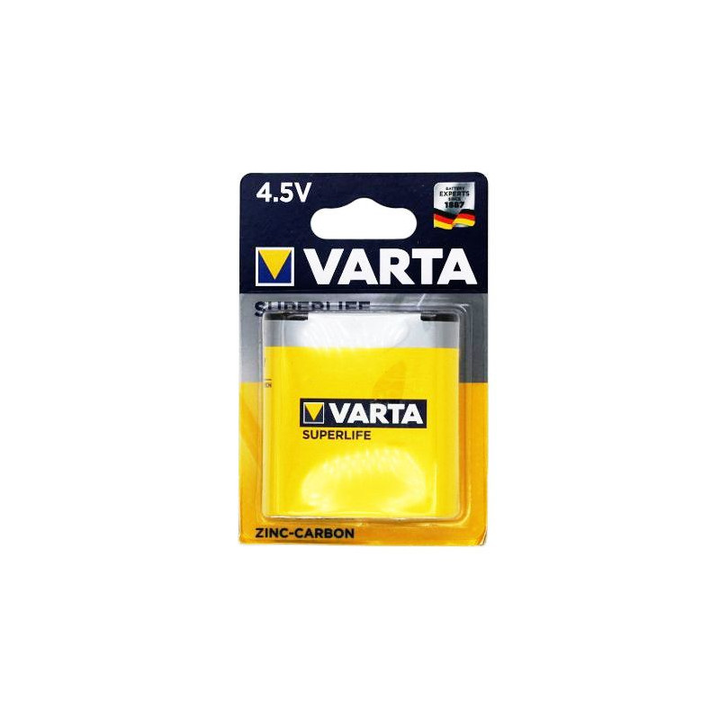 Pile Saline superlife 3R12 Varta - 2012 101 411  - Blister unitaire