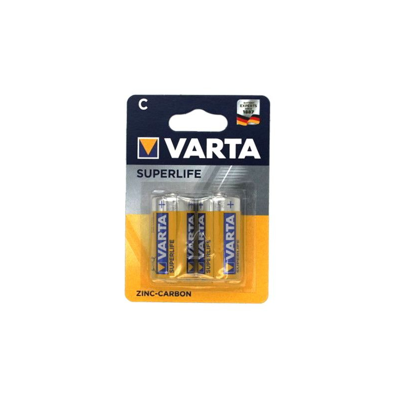 Pile Saline Superlife R14 Varta - 2014 101 412  - Blister de 2
