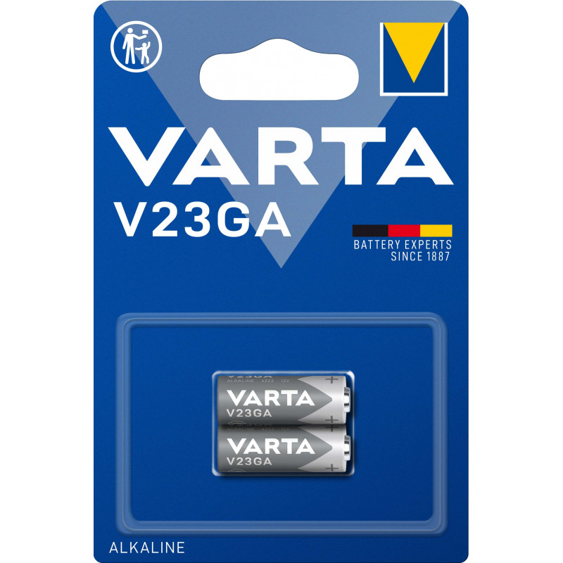 Pile electronique Varta 23A (V23GA) - 4223 101 402 - 12V-  blister de 2