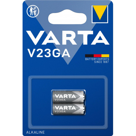 Pile electronique Varta 23A (V23GA) - 4223 101 402 - 12V-  blister de 2