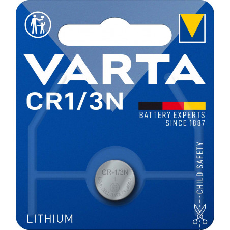 Pile electronique Varta CR1/3N (CR11108) - 6131 101 401 blister de 1