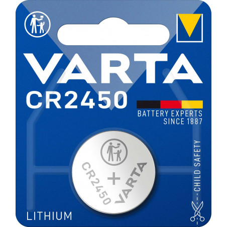 Pile electronique Varta CR2450 - 6450 101 401 blister de 1