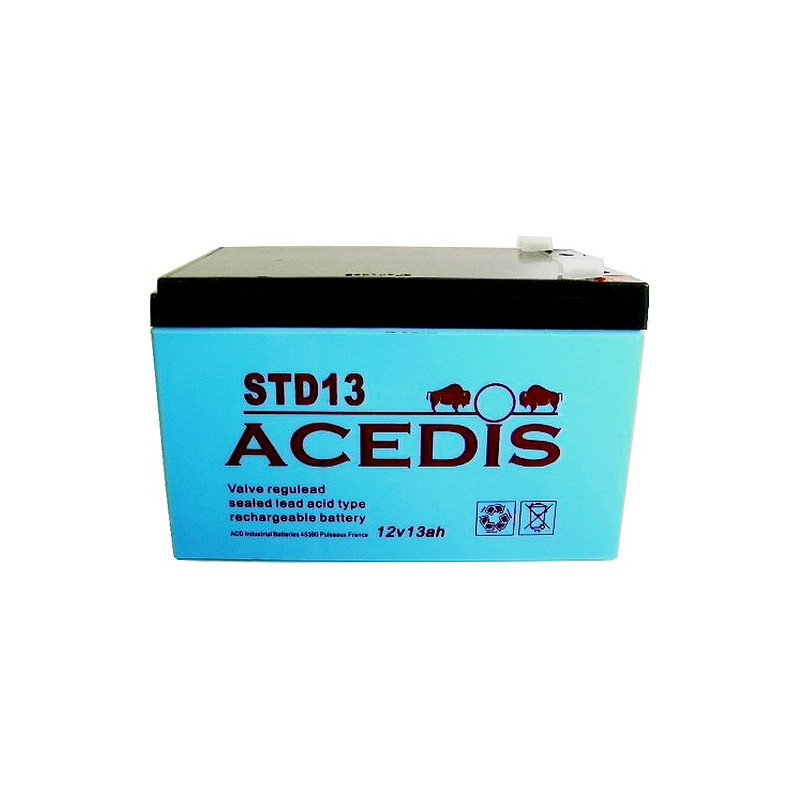 Batterie Plomb 12V 13Ah (151L*98l*95h) - STD13
