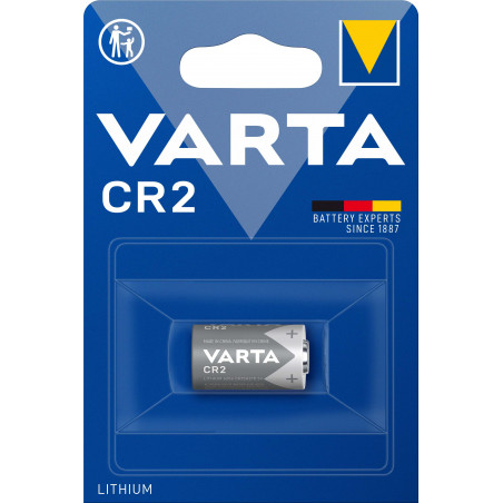 CR2 - Pile photo Varta lithium - 6206 301 401 - Blister unitaire