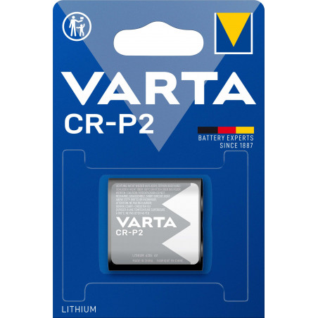 CRP2 - Pile photo Varta lithium - 6204 301 401 - Blister unitaire