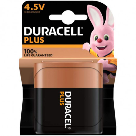 Pile alcaline 3LR12 MN1203 Duracell PLUS Power blister de 1