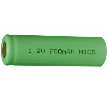 Accu NiCd 1.2V 700mAh réf ACN 7410 KR15/51 AA