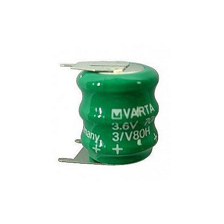 Accu Varta 3V80H - NiMh - 3.6V 2 picots + / 1 picots -