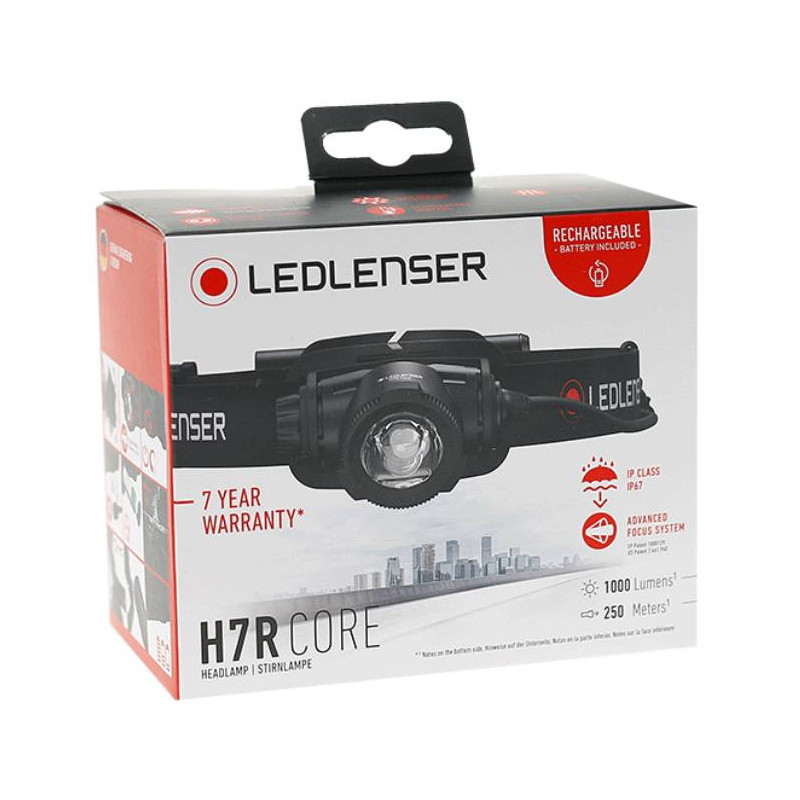 Torche frontale LedLenser H7RC RECHARGEABLE  1000 Lumens - LEDLENH7RC
