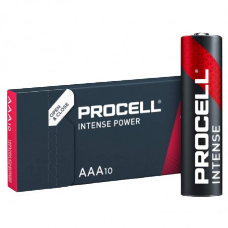 Pile industrielle Duracell Procell INTENSE - LR03/MN2400 - unitaire par boite de 10 - LR03DURINTENSE Pile industrielle Duracell Procell INTENSE - LR03/MN2400 - unitaire par boite de 10 - LR03DURINTENSE
