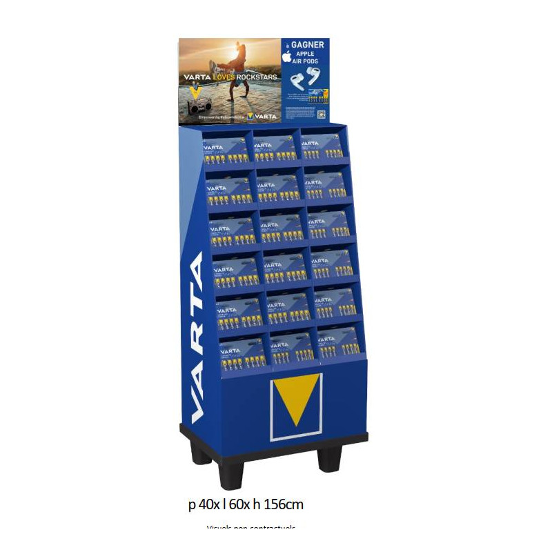 BOX VARTA Longlife Power 148 Blisters - AA et AAA 6 + 2 Gratuites