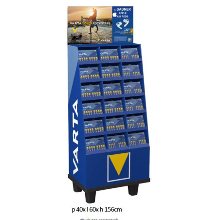 BOX VARTA Longlife Power 201 Blisters - AA et AAA 6 + 2 Gratuites BOX VARTA Longlife Power 201 Blisters - AA et AAA 6 + 2 Gratuites
