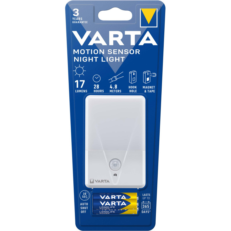 Torche Led Varta Motion sensor Light Night 3xAAA inclu. - 16624 101 421
