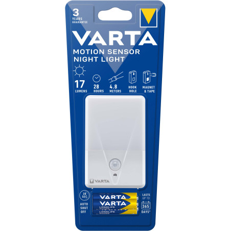 Torche Led Varta Motion sensor Light Night 3xAAA inclu. - 16624 101 421