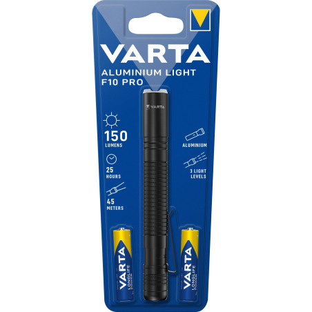 Torche LED Varta aluminium Light F10 Pro 2xAAAincl. 16606101421