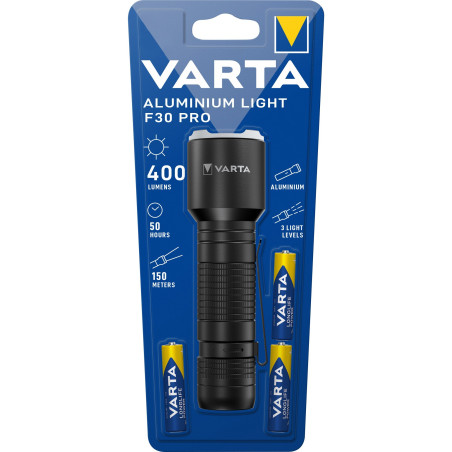 Torche Led Varta Aluminium Light F30 Pro - 3xAAA incl - 17608