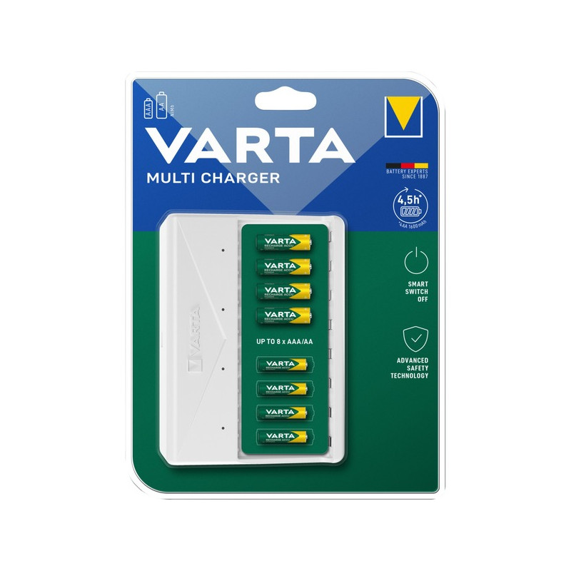 Chargeur 8 accus Multi Varta AA et AAA - 57659 101 401- chargeur 8accus AA/AAA