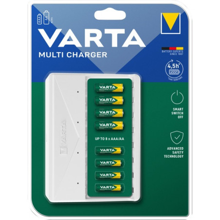 Chargeur 8 accus Multi Varta AA et AAA - 57659 101 401- chargeur 8accus AA/AAA