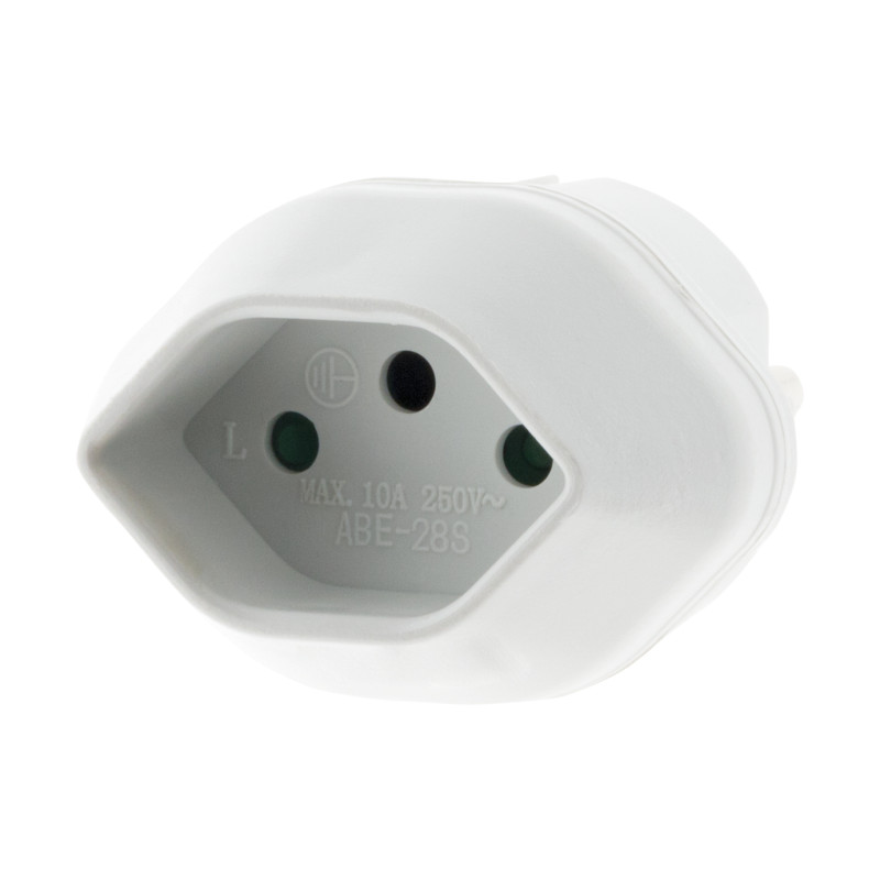 Adaptateur de voyage France (mâle ) / Suisse (femelle) - ADAPSUIFRAN 190758