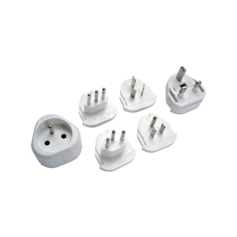 Adaptateur de voyage pour + de 100 pays avec une pochette de voyage offerte - 190778 - ADAPTUNIVER