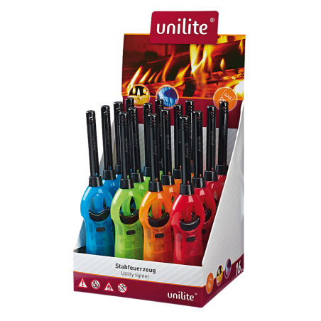 Allume Gaz rechargeable Easylite Luxembourg - unitaire par presentoir de 16 pieces