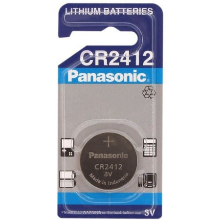 Pile lithium CR2412 3V  Panasonic