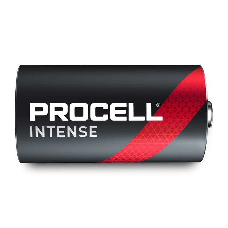 Pile industrielle Duracell Procell Intense LR20 - unitaire par boite de 10