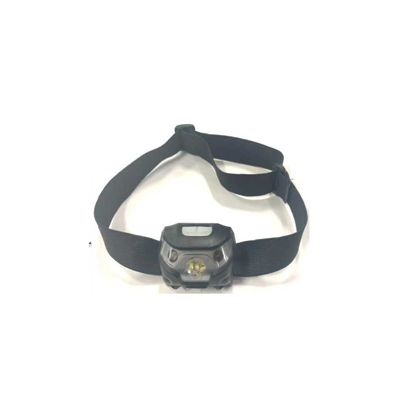 Lampe frontale LED COB rechargeable 3W avec capteur 250 lumens