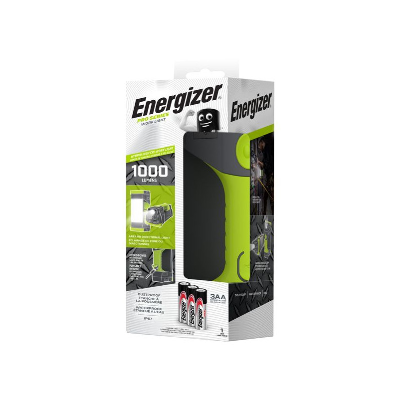 Torche Led Energizer Pro Inspection Worklight 3xAA et batt Li-ion inclus - LTENER448160