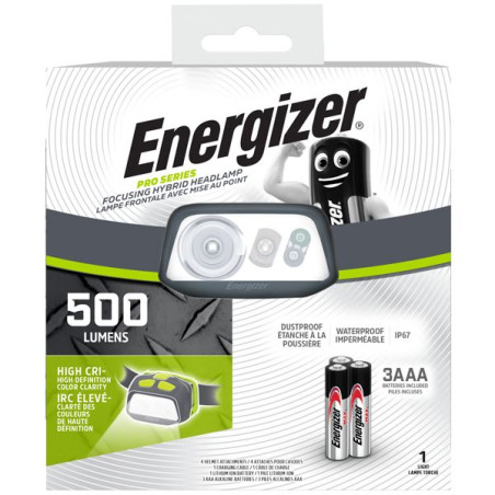 Frontale Led Energizer Focus HDL5 - 3xAAA et batt Li-ion inclus - LFENER448207 Frontale Led Energizer Focus HDL5 - 3xAAA et batt Li-ion inclus - LFENER448207