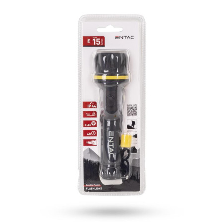 Torche LED Entac caoutchouc 2xAA non incluses - TLENTAC901725 Torche LED Entac caoutchouc 2xAA non incluses - TLENTAC901725